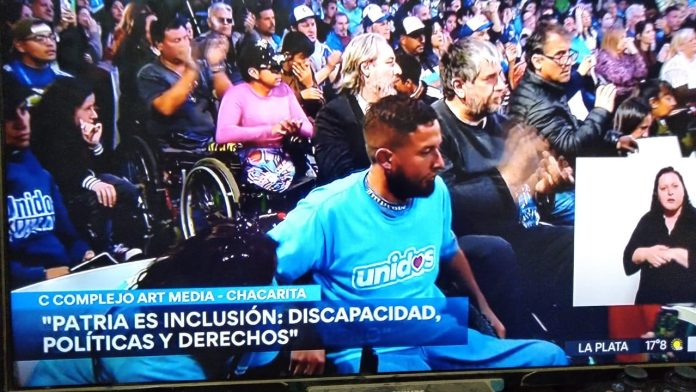 Bajo el lema Patria es inclusión, Unión por la Patria reunió el miércoles al colectivo de la discapacidad