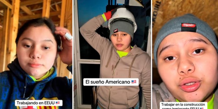 Una latina reveló cuánto gana trabajando 56 horas semanales en el sector de la construcción en Estados Unidos
