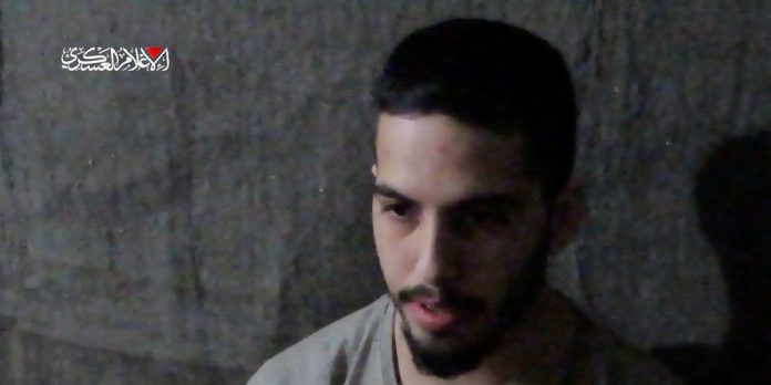 El grupo terrorista Hamas difundió un video de otro rehén israelí