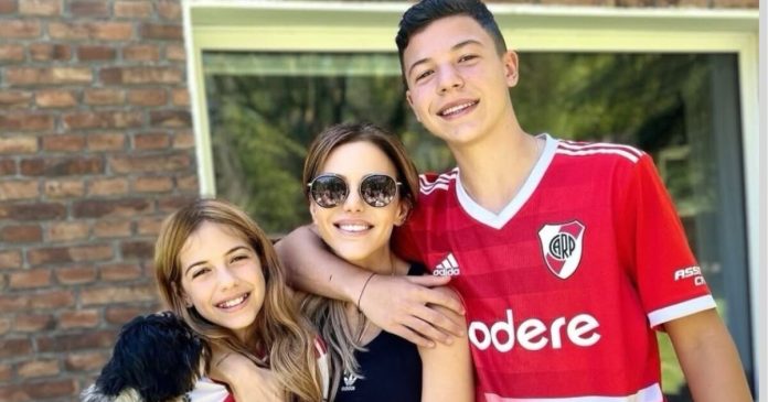 "Qué felicidad": el emocionante reencuentro de Evangelina Anderson y su hijo Bastián