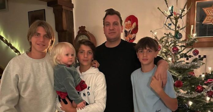 Así pasa los días Maxi López con sus hijos en Suiza: armado de la Navidad y fuertes rutinas de entrenamiento