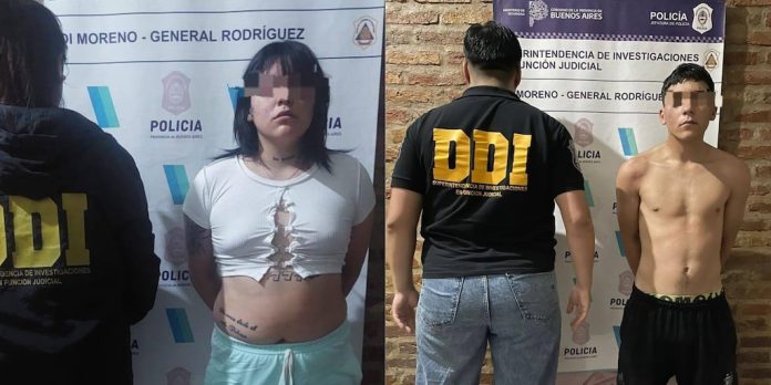 Detuvieron a una pareja acusada de asesinar a golpes a una jubilada durante una entradera en Moreno