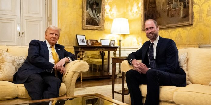 Donald Trump se reunió con el príncipe William en París: “Es un buen hombre que está haciendo un trabajo fantástico”