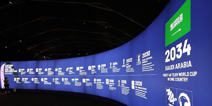 FIFA confirmó que Arabia Saudita organizará el Mundial 2034