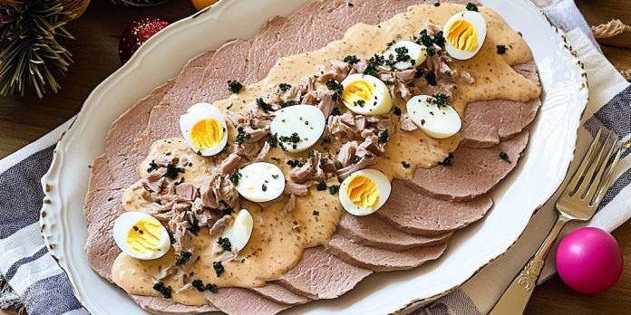 Receta de vitel toné de palomita, rápida y fácil