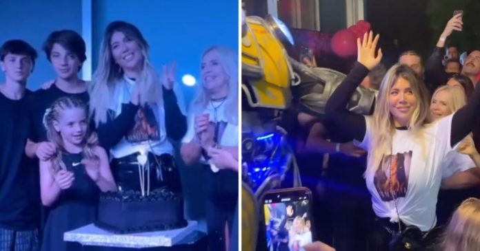De la sorpresa de L-Gante al show de Karina la Princesita: así fue el increíble cumpleaños de Wanda Nara