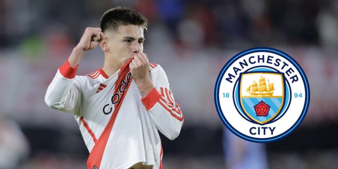 El monto que Manchester City deberá pagarle a River si Claudio Echeverri juega contra Racing