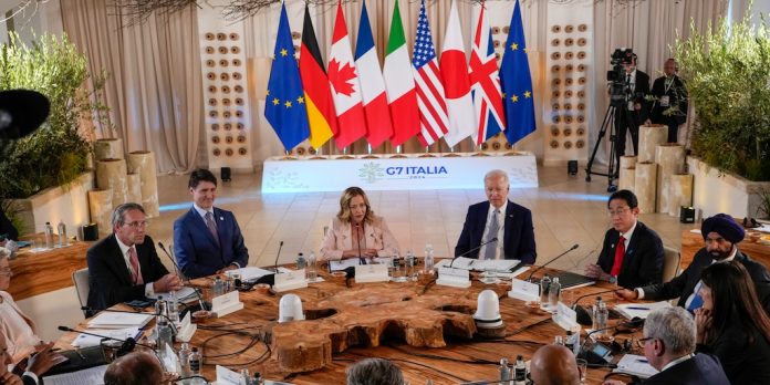 Los líderes del G7 cuestionaron la violación de derechos en Venezuela y pidieron una “transición pacífica a la democracia”