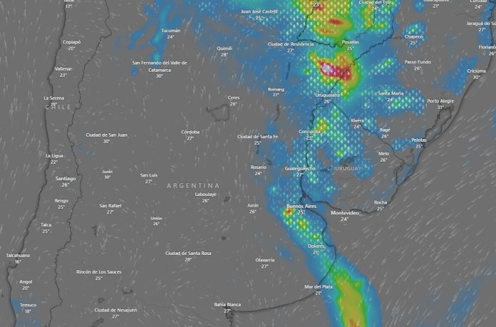 A qué hora llueve: llegan las tormentas y hay alerta meteorológica en la Argentina