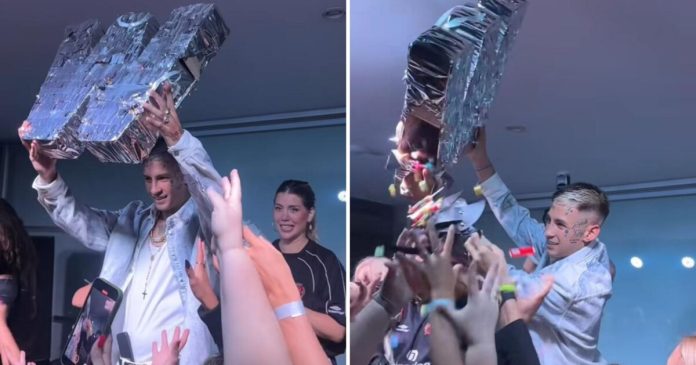 Cuáles eran los exóticos regalos que había en la piñata de cumpleaños de Wanda Nara