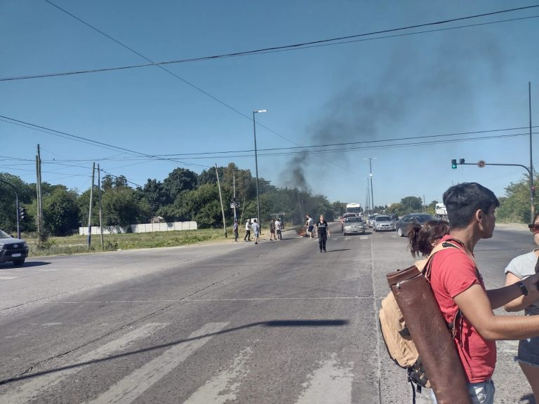 Vecinos de Lisandro Olmos cortaron avenida 44 en reclamo por un semáforo y mayor seguridad