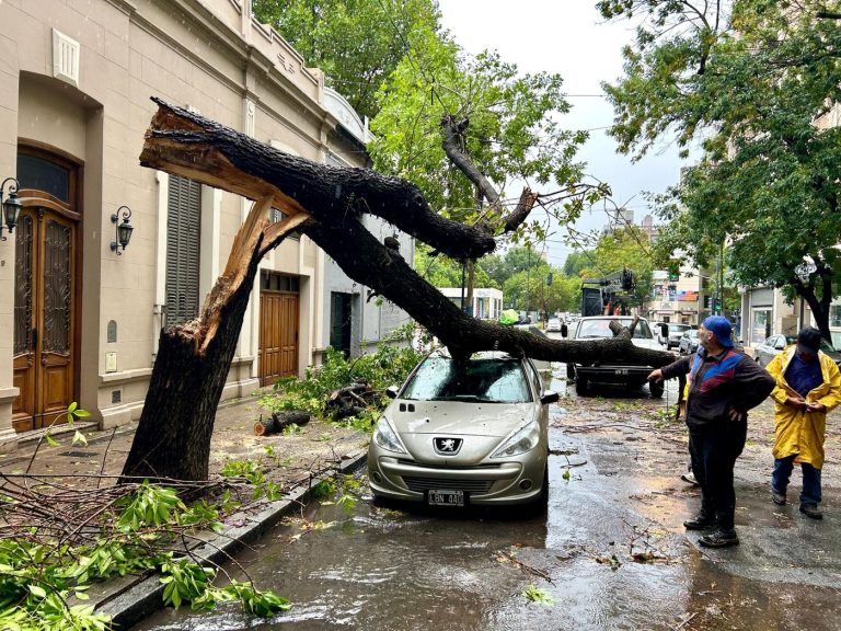 Alerta amarilla en La Plata: tormentas, anegamientos y suspensión del Tren Roca