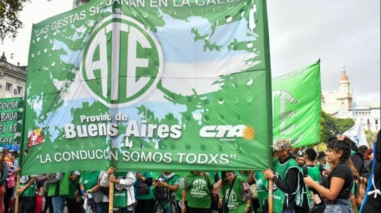 ATE Buenos Aires se suma al paro nacional con una consigna directa: “Milei, devolvé la plata”