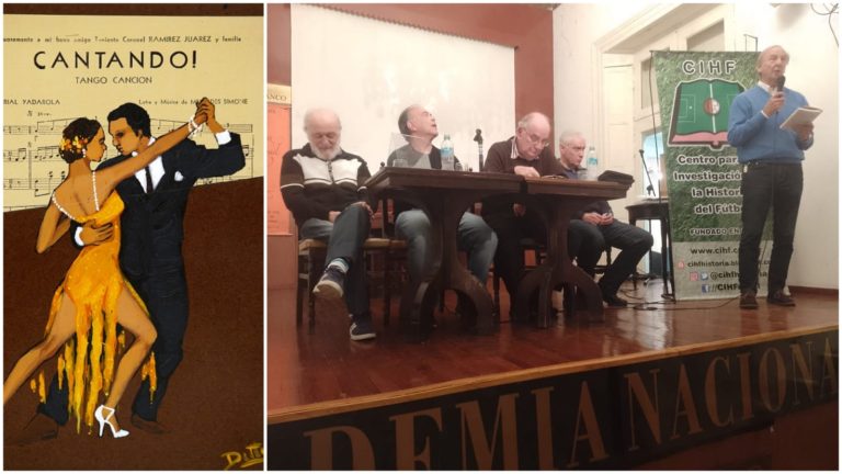 Una simbiosis de tango y fútbol, en una exposición de investigadores y nostálgicos