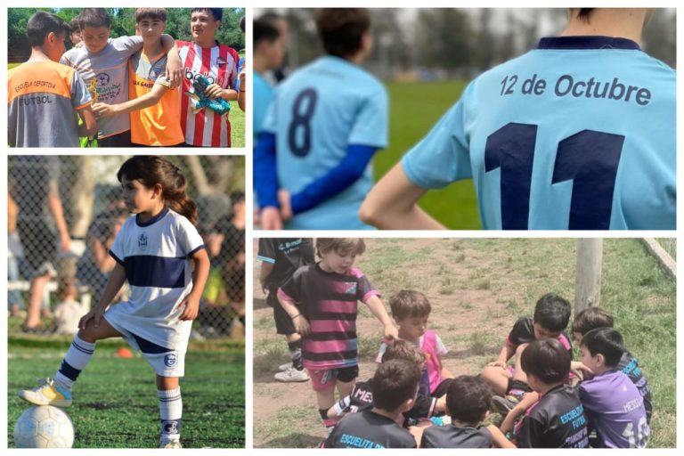 ¿Dónde quedan las Escuelas de Fútbol? A pura emoción y ternura, con la consigna que “jueguen todos”, chicos y chicas