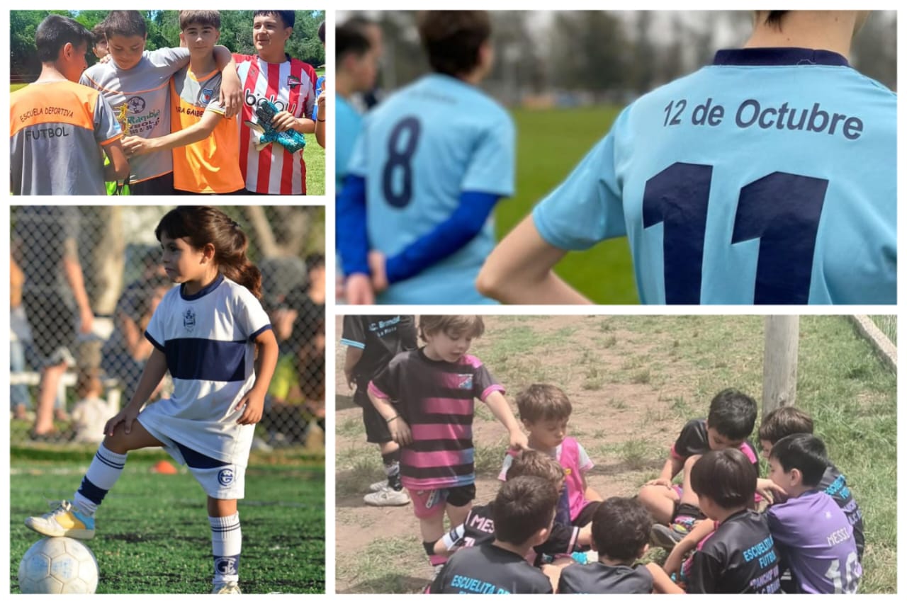 ¿Dónde quedan las Escuelas de Fútbol? A pura emoción y ternura, con la consigna que “jueguen todos”, chicos y chicas