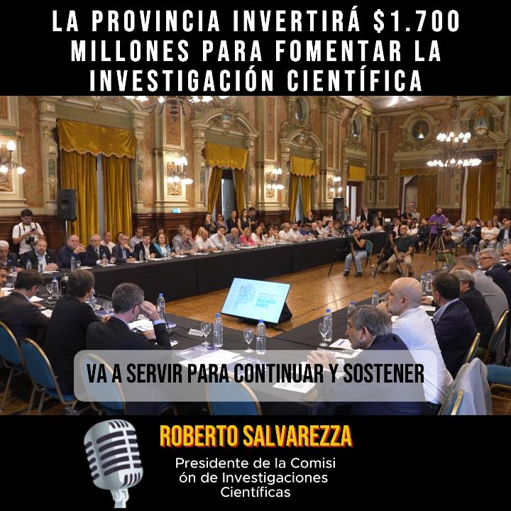 El Gobierno de Kicillof invertirá $1.700 millones para fomentar la investigación científica