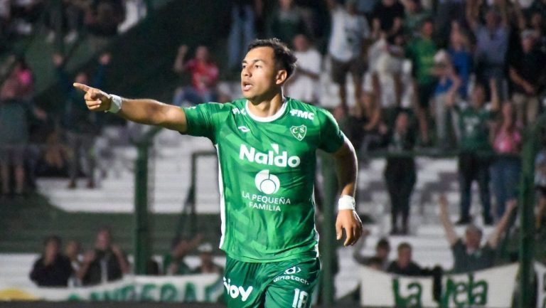 ¡Gol chileno! Iván Morales anotó en igualdad de Sarmiento ante Defensa y Justicia